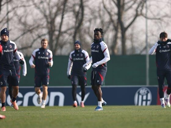 文章图片：周五回到训练，在#InterBFC之前两天